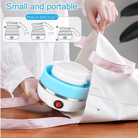 Portable Electric Kettle 600ml Fast Water Boiling Food Grade Material