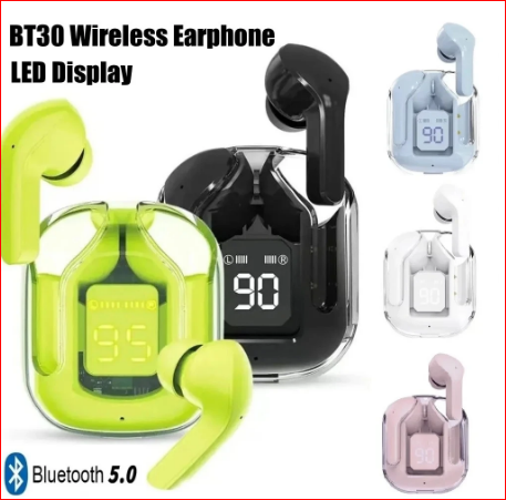 BT30 TWS Bluetooth Earbuds Wireless 5.0 Sport Gaming Headsets Noise Reduction Earphone Mic Headphones with LED Display Earphones