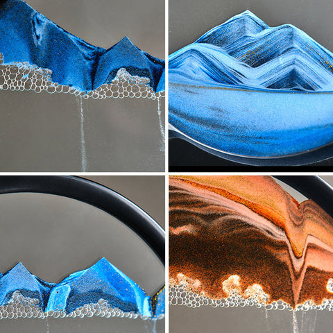 3D Flowing Sand Painting Moving Sand Art